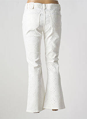 Jeans bootcut taille normale taille normale blanc ONADO femme