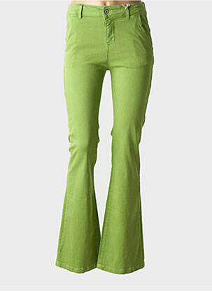 Jeans bootcut taille normale taille normale vert MELLY & CO femme