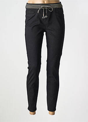 Jegging tissage denim taille normale noir ONADO femme