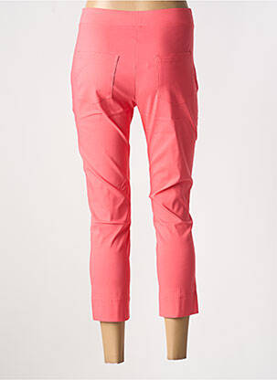 Pantalon 7/8 stretch taille normale orange HALOGENE femme