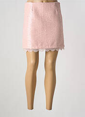 Jupe courte rose LM LULU pour femme seconde vue