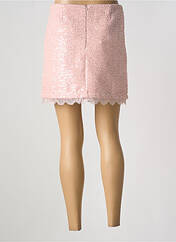 Jupe courte rose LM LULU pour femme seconde vue