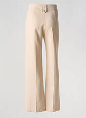 Pantalon flare beige CHARMING GIRL BY SILIA pour femme seconde vue