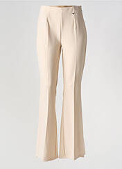 Pantalon flare beige EGO pour femme seconde vue