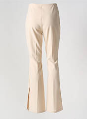 Pantalon flare beige EGO pour femme seconde vue
