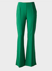 Pantalon flare vert EGO pour femme seconde vue