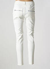 Pantalon slim blanc MELLY & CO pour femme seconde vue