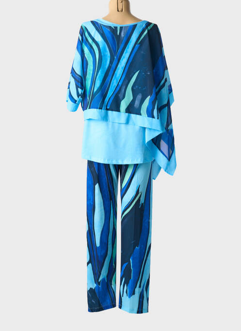 Ensemble pantalon bleu DANIELA pour femme