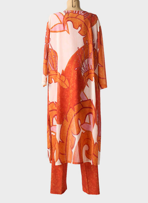 Ensemble pantalon orange DANIELA pour femme