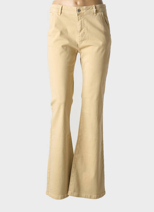 Jeans bootcut beige MELLY & CO pour femme