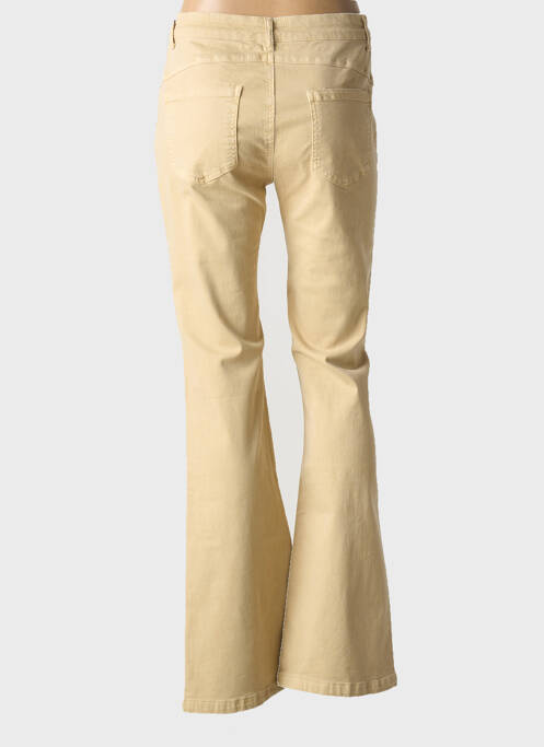 Jeans bootcut beige MELLY & CO pour femme