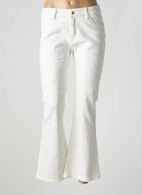 Jeans bootcut blanc ONADO pour femme