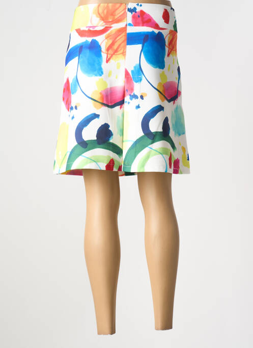 Jupe courte blanc HIPPOCAMPE pour femme