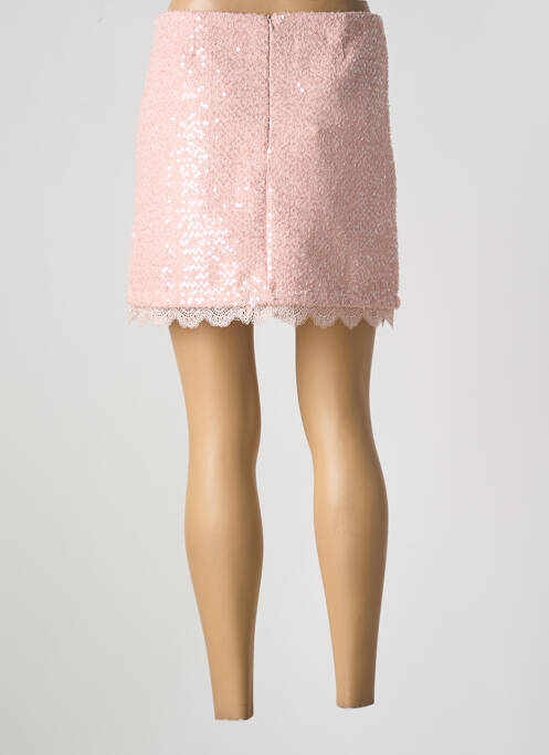 Jupe courte rose LM LULU pour femme