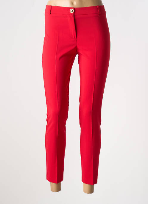 Pantalon 7/8 rouge RINASCIMENTO pour femme