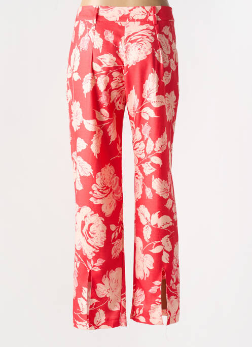 Pantalon droit rouge HALOGENE pour femme
