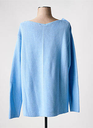 Pull coupe droite manches longues bleu SABLE ET MER femme