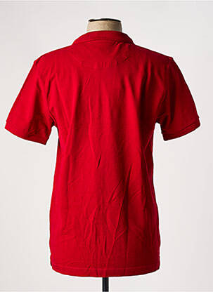 Polo stretch manches courtes rouge YACHT COLLECTION homme