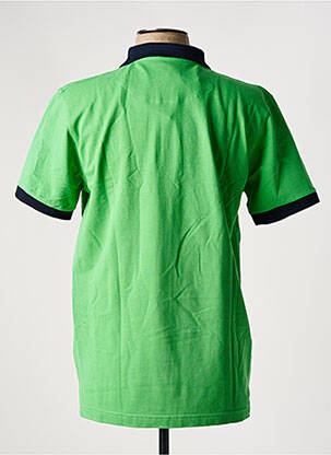 Polo stretch manches courtes vert YACHT COLLECTION homme