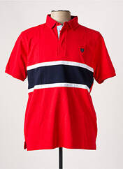 Polo rouge YACHT COLLECTION pour homme seconde vue