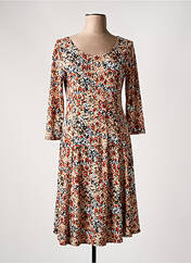 Robe mi-longue orange TIMI FEI pour femme seconde vue