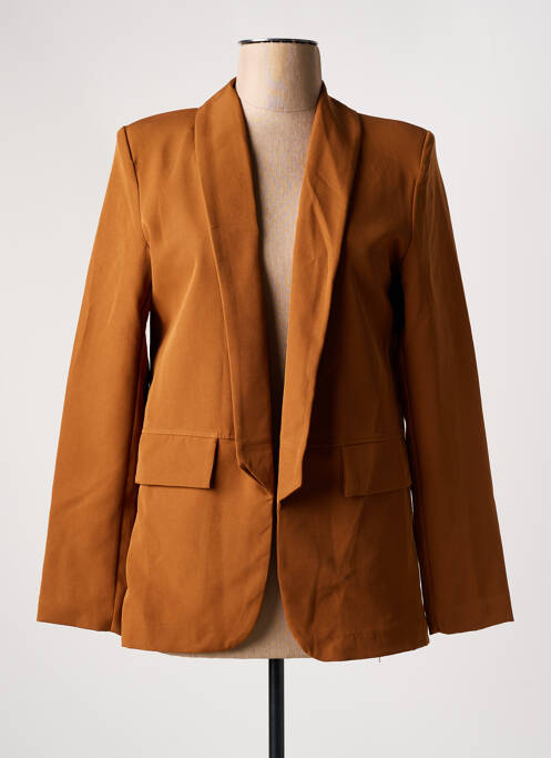 Blazer marron JOLIFLY & JUSTINE Y pour femme