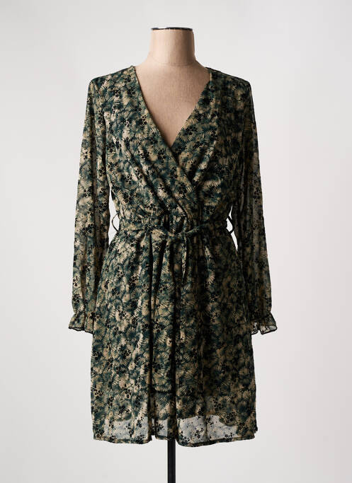 Robe courte vert ARCHIE LOVE pour femme