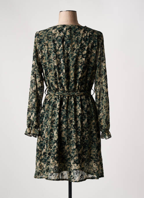 Robe courte vert ARCHIE LOVE pour femme