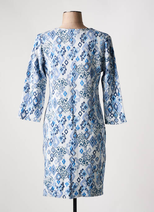 Robe mi-longue bleu LE SINGE DE JULIE pour femme