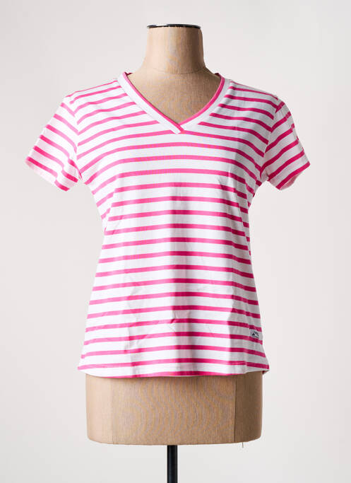 T-shirt rose SABLE ET MER pour femme