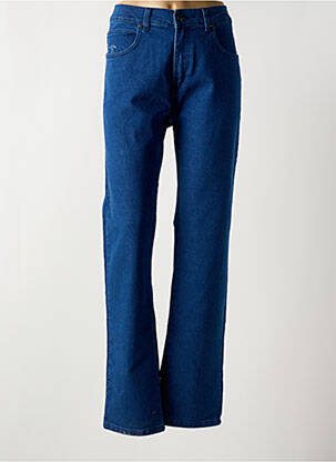 Jeans coupe droite stretch taille normale bleu WIN'S femme