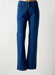 Jeans coupe droite stretch taille normale bleu WIN'S femme