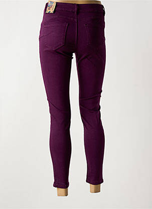 Jeans coupe slim stretch taille normale violet ONADO femme