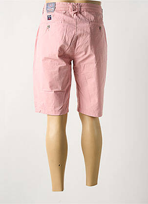 Bermuda tissage popeline taille normale rose WIN'S homme