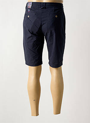 Bermuda tissage popeline taille normale bleu fonce WIN'S homme
