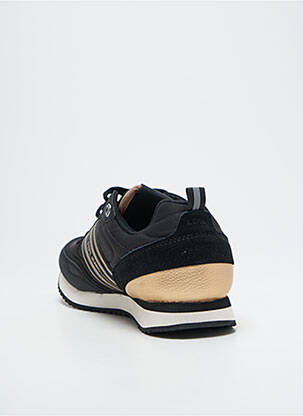 Baskets tissage satiné talon plat jusqu'à 3cm noir PEPE JEANS femme