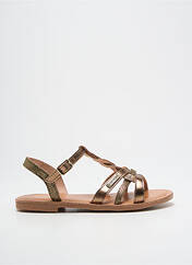 Sandales/Nu pieds or LES TROPEZIENNES PAR M.BELARBI pour fille seconde vue