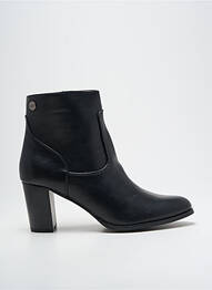 Bottines/boots matière lisse talon de 7 à 9cm noir LPB femme