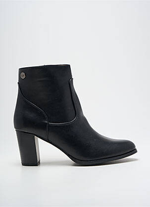 Bottines/boots matière lisse talon de 7 à 9cm noir LPB femme