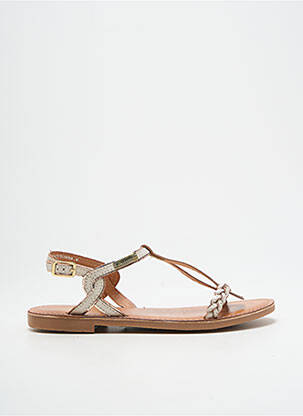 Sandales/nu pieds tissage satiné chiquet beige LES TROPEZIENNES PAR M.BELARBI fille