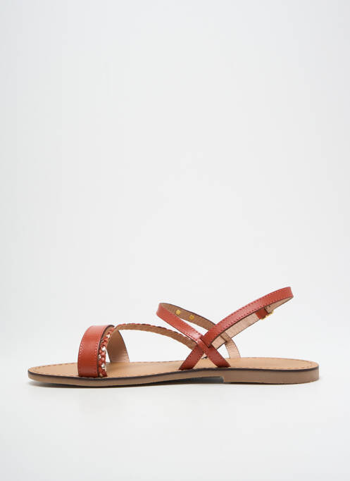 Sandales/Nu pieds orange LES TROPEZIENNES PAR M.BELARBI pour femme