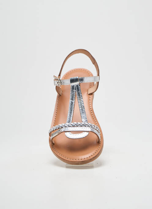 Sandales/Nu pieds argent LES TROPEZIENNES PAR M.BELARBI pour fille