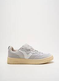 Baskets nubuck talon de 4 à 6cm gris VICTORIA femme