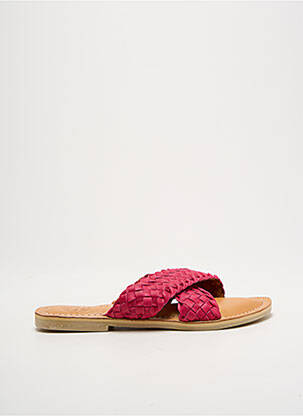 Mules/sabots type de semelle amortissante talon plat jusqu'à 3cm rose BALI BALI femme