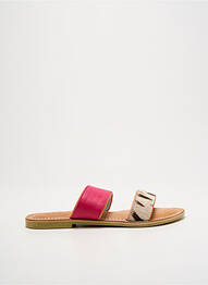 Mules/sabots type de semelle amortissante talon plat jusqu'à 3cm rose BALI BALI femme