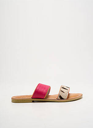 Mules/sabots type de semelle amortissante talon plat jusqu'à 3cm rose BALI BALI femme