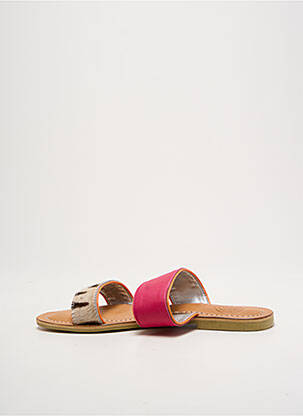Mules/sabots type de semelle amortissante talon plat jusqu'à 3cm rose BALI BALI femme
