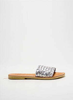 Mules/Sabots argent BALI BALI pour femme