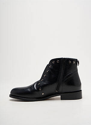 Bottines/boots matière lisse talon plat jusqu'à 3cm noir MAROLI femme