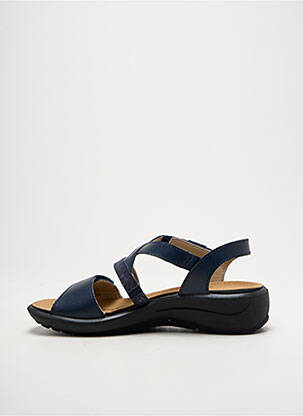 Sandales/nu pieds matière lisse talon de 4 à 6cm bleu JOSEF SEIBEL femme